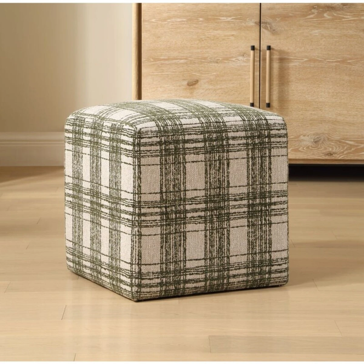 Joie Ottoman, Ireland Plaid - Image 3
