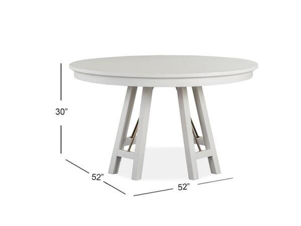 Heron D4400-27 52" Round Dining Table - Image 3