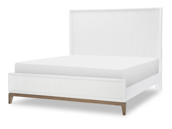 Complete Sculpted Panel Bed Queen 5/0 Beds Beds