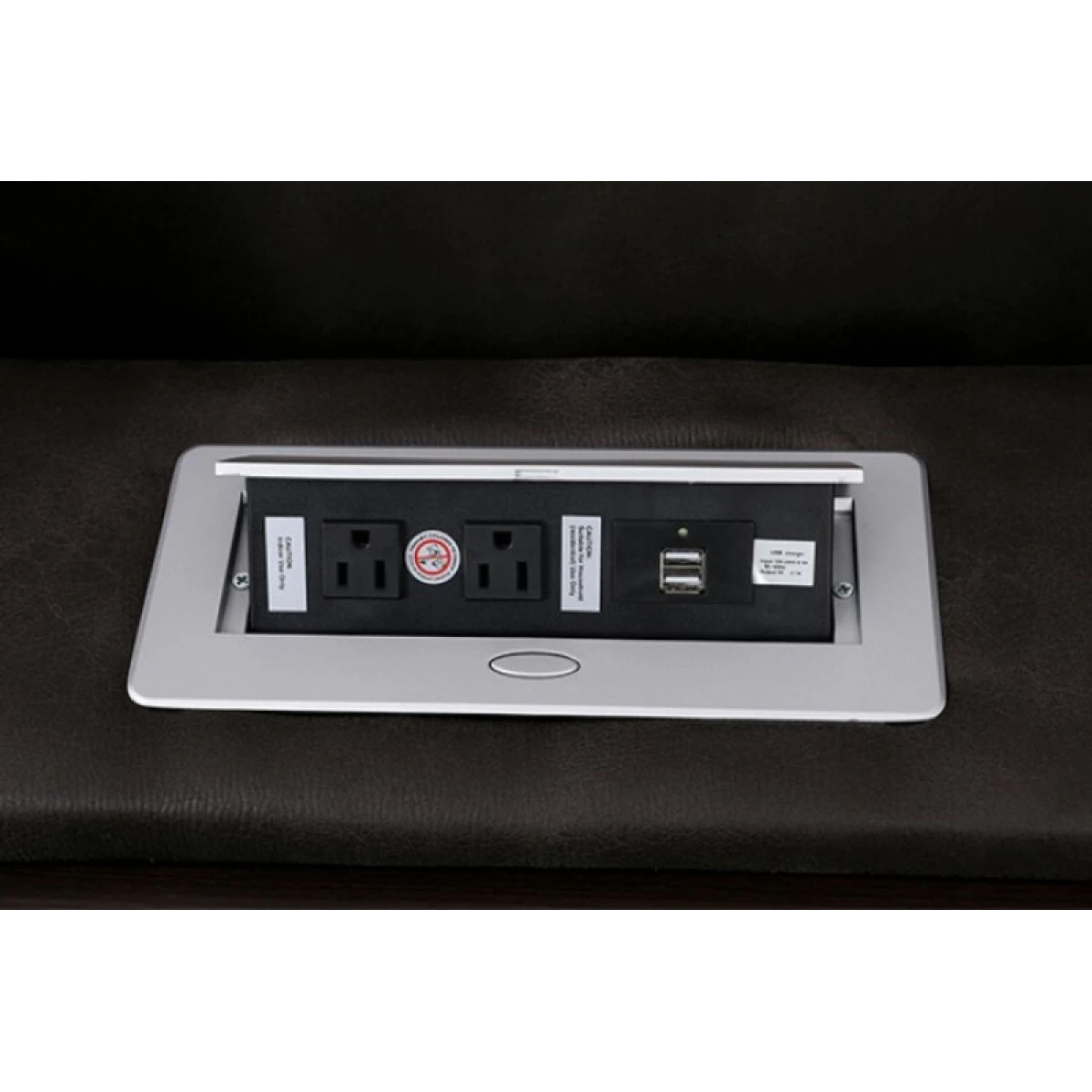 Amirah Glider Loveseat Loveseats Black 6