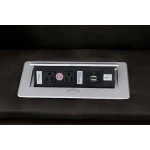 Amirah Glider Loveseat Loveseats Black 13