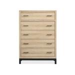 Dresser with Portrait Mirror Dressers Cream