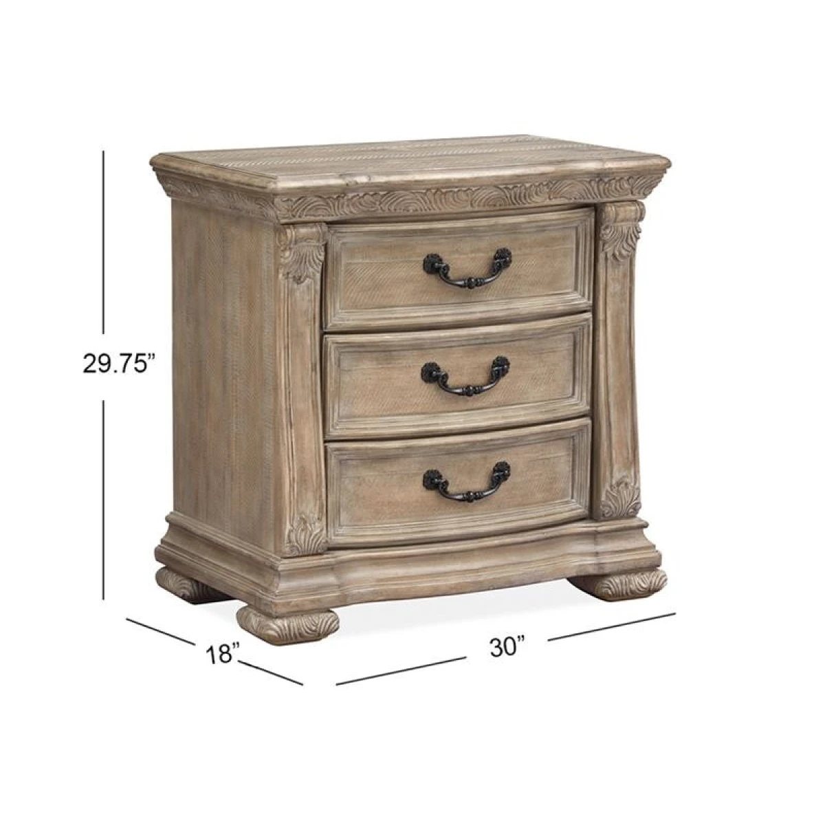 Marisol B5132-01 Drawer Nightstand - Image 5
