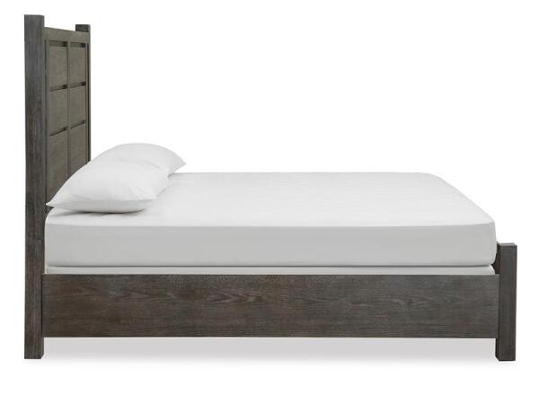 Plum B5990-54 Complete Queen Panel Bed - Image 3