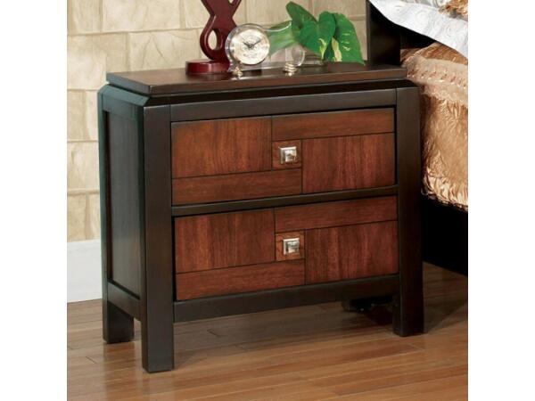 Patra Night Stand Nightstands Acacia/Walnut