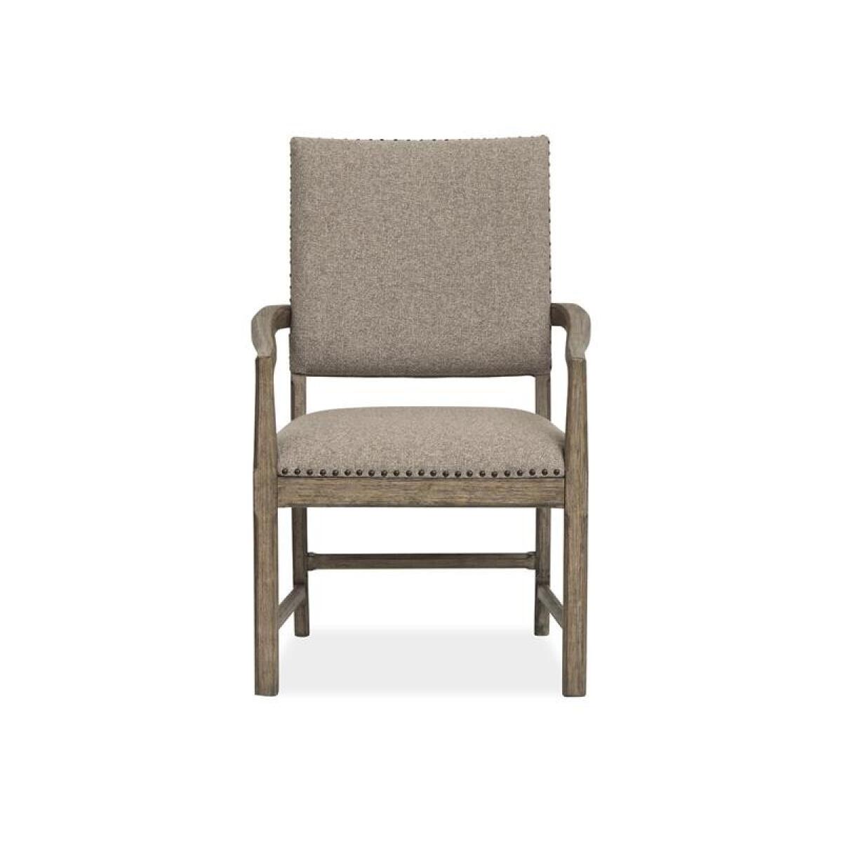 Claremont Dining Arm Chair w/Upholstered Seat & Back (2/ctn) Chairs & Benches Brown 5