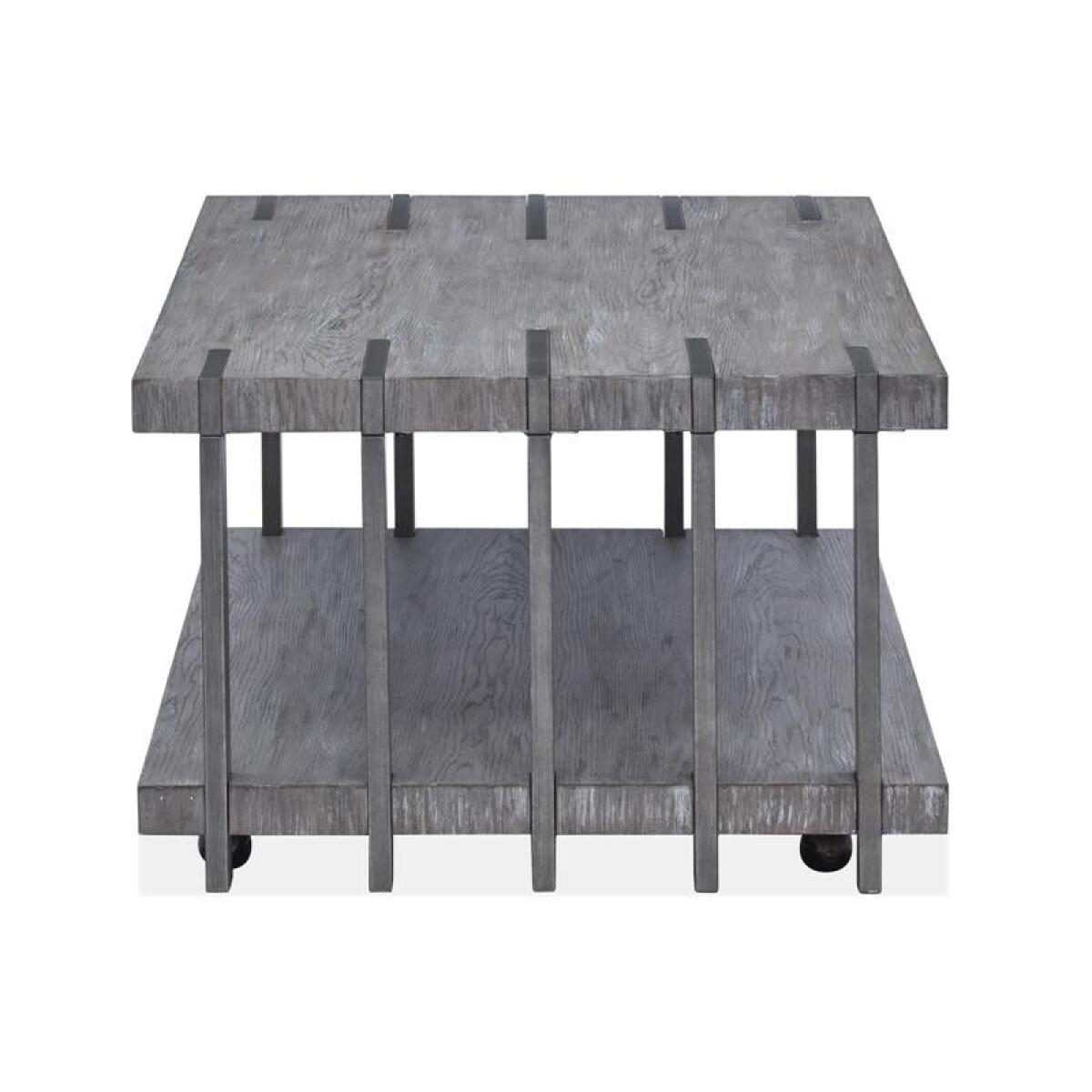 Eldridge Rectangular Cocktail Table w/Casters - Image 3