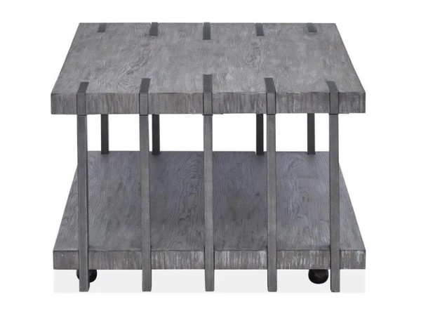 Eldridge T4917-43 Rectangular Cocktail Table w/Casters - Image 2