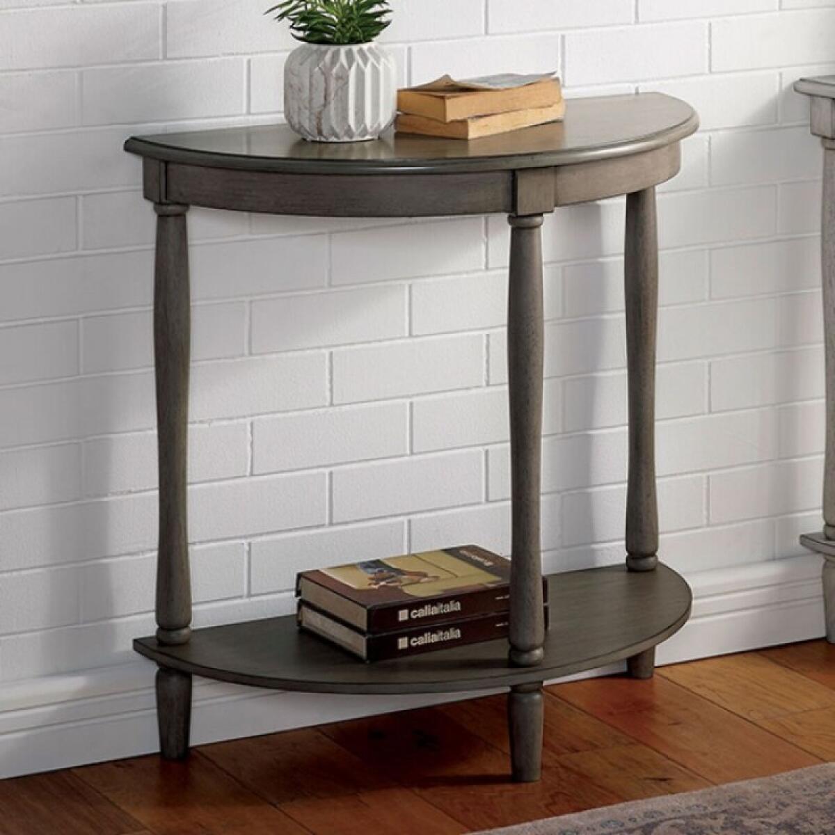 Menton Side Table Chairside Tables Antique Gray 4