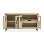 Four Door Buffet Dining Storage Cream 12