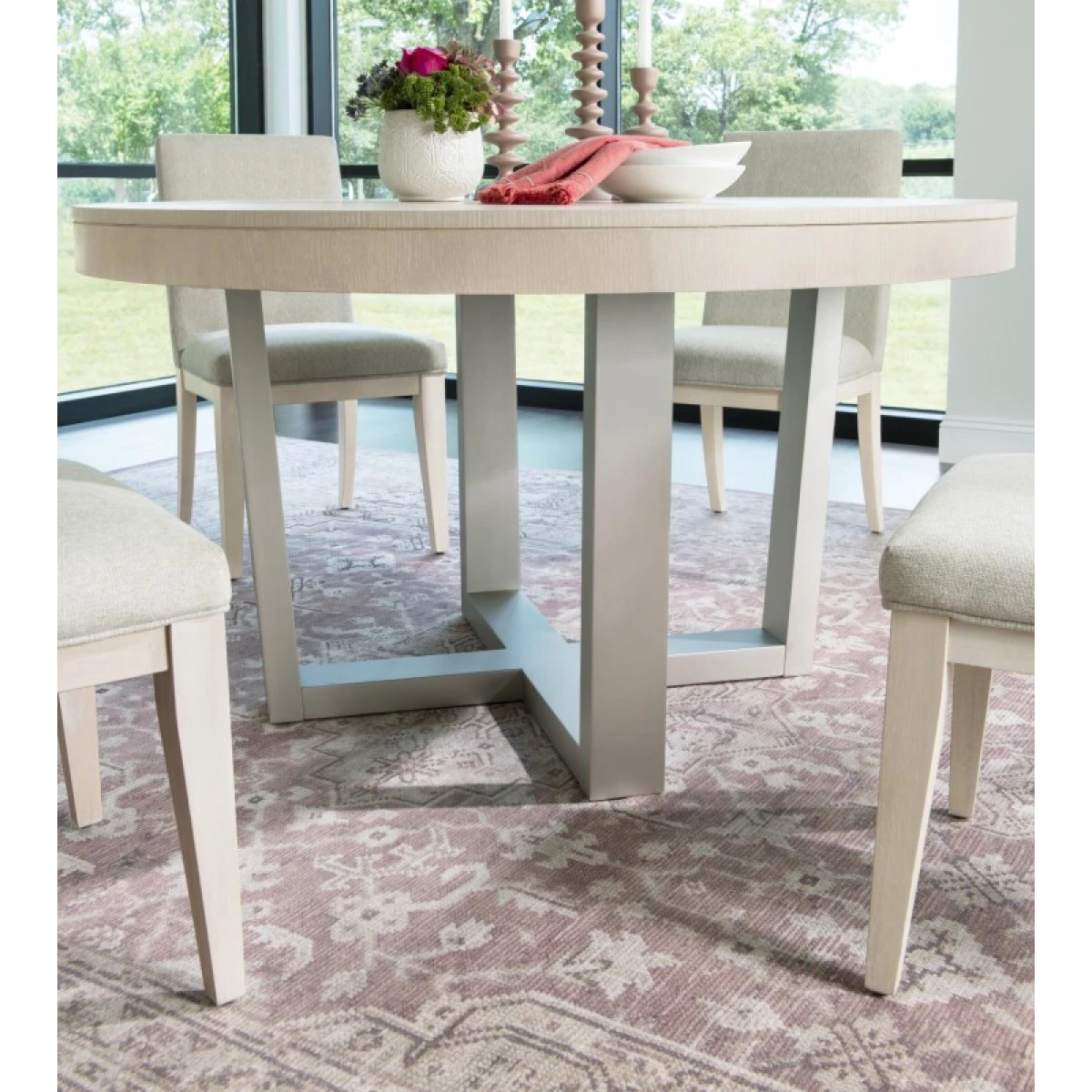 Round Dining Table Dining Tables Cream 5