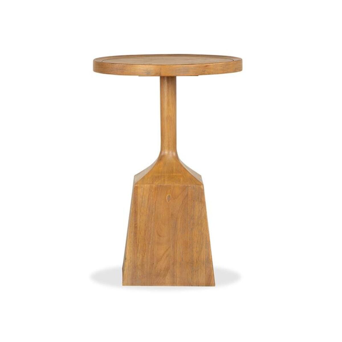 Lindon Round Pedestal Accent End Table - Image 3