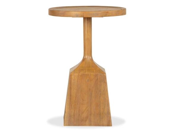 Lindon Round Pedestal Accent End Table - Image 3