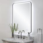 Crofton Lighted Large Mirror, Black - Image 11