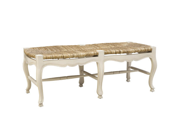 French Backless Settee Sofas Cream