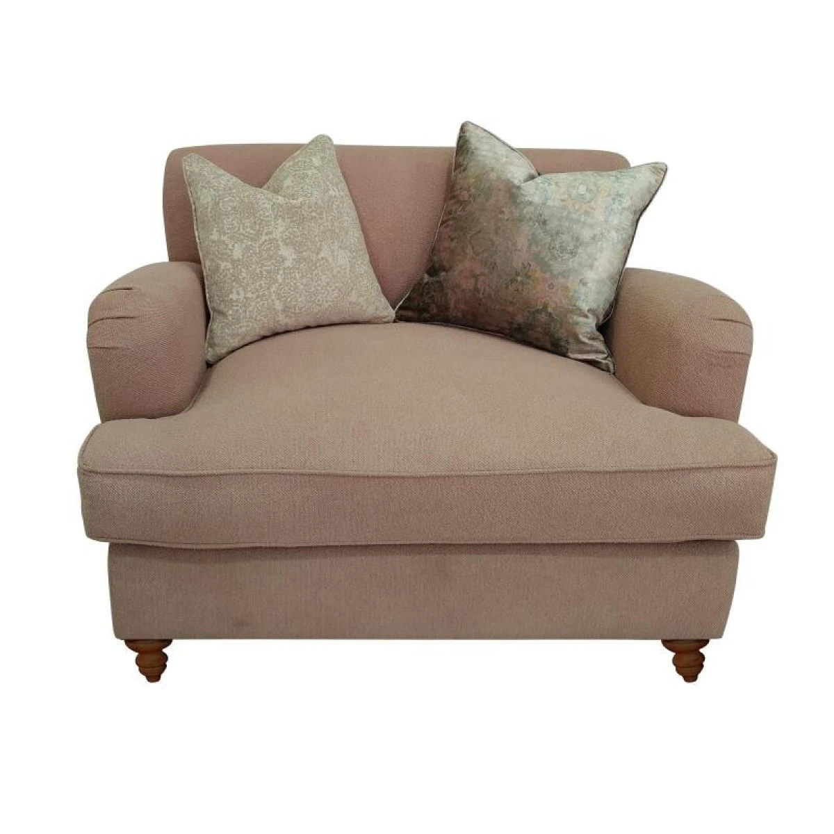 Bellamy Accent Chair – (Novella Blush) Chairs Brown 4