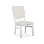 Harper Springs Dining Side Chair w/Uph.Seat&Wood WindsorBack(2/ctn) Chairs & Benches Black