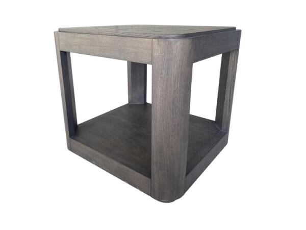 Rect End Table With Wood Top End tables Brown