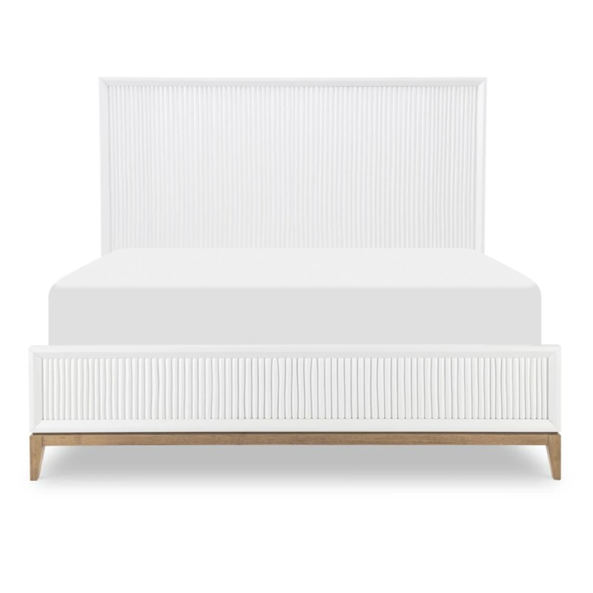 Complete Sculpted Panel Bed Queen 5/0 Beds Beds 5