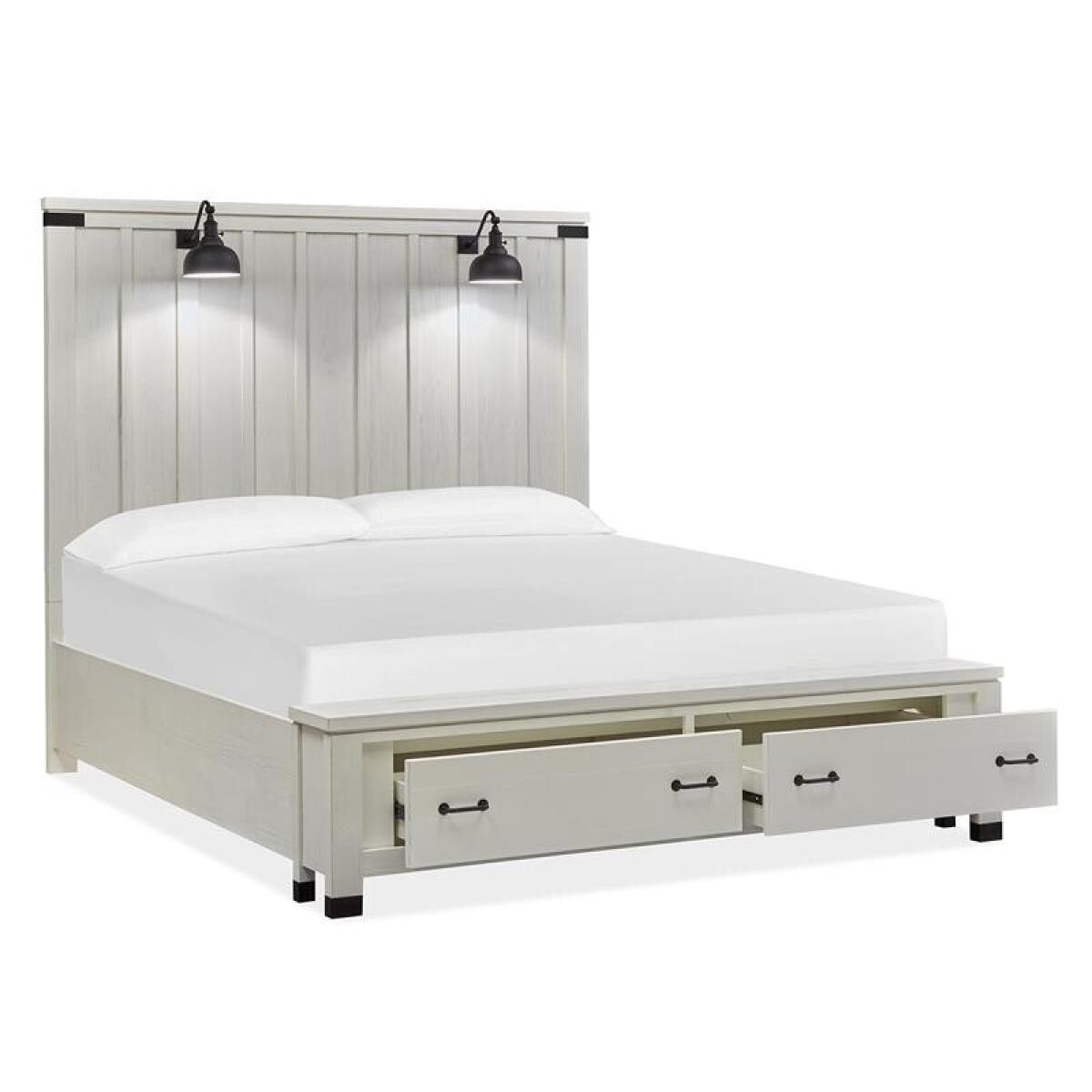 Harper B5321-64A Complete King Panel Storage Bed - Image 3