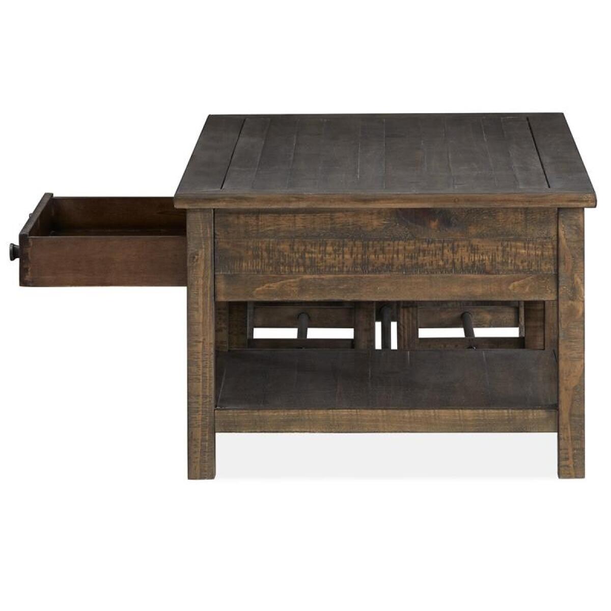 Smithton Rectangular Cocktail Table w/2 Stools - Image 5