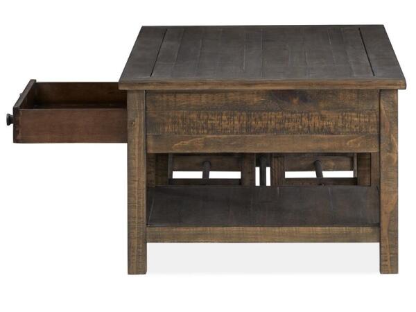 Smithton Rectangular Cocktail Table w/2 Stools - Image 5