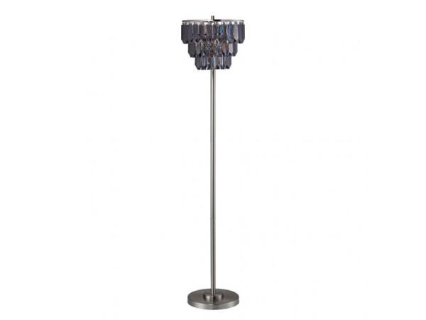 Meg Floor Lamp Lighting Black/Chrome