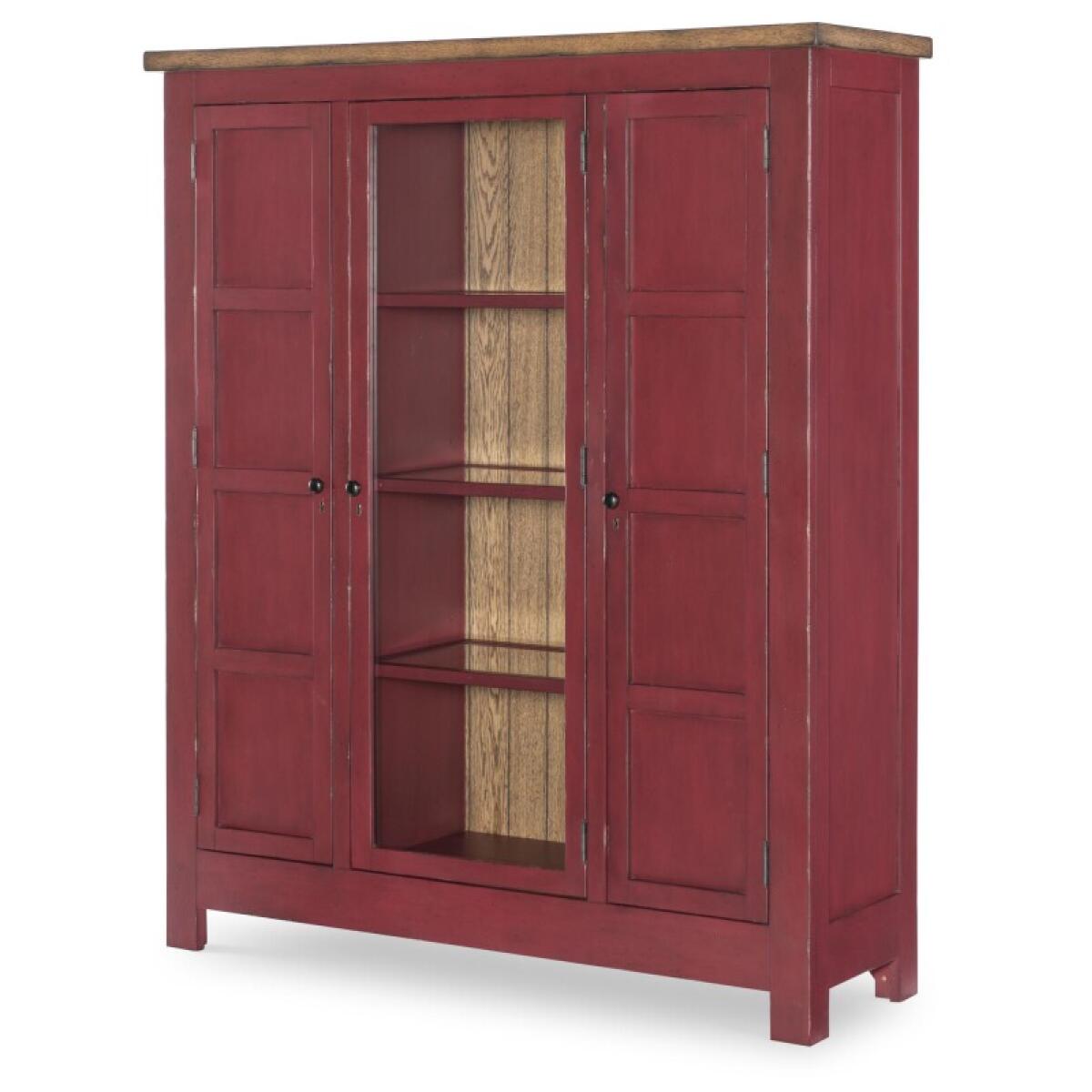 Pie Safe Dining Storage Barnwood Oak And Spiced Apple 4