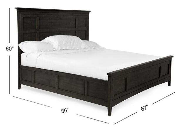 Westley Falls Complete Queen Panel Bed with Regular Rails - Image 4