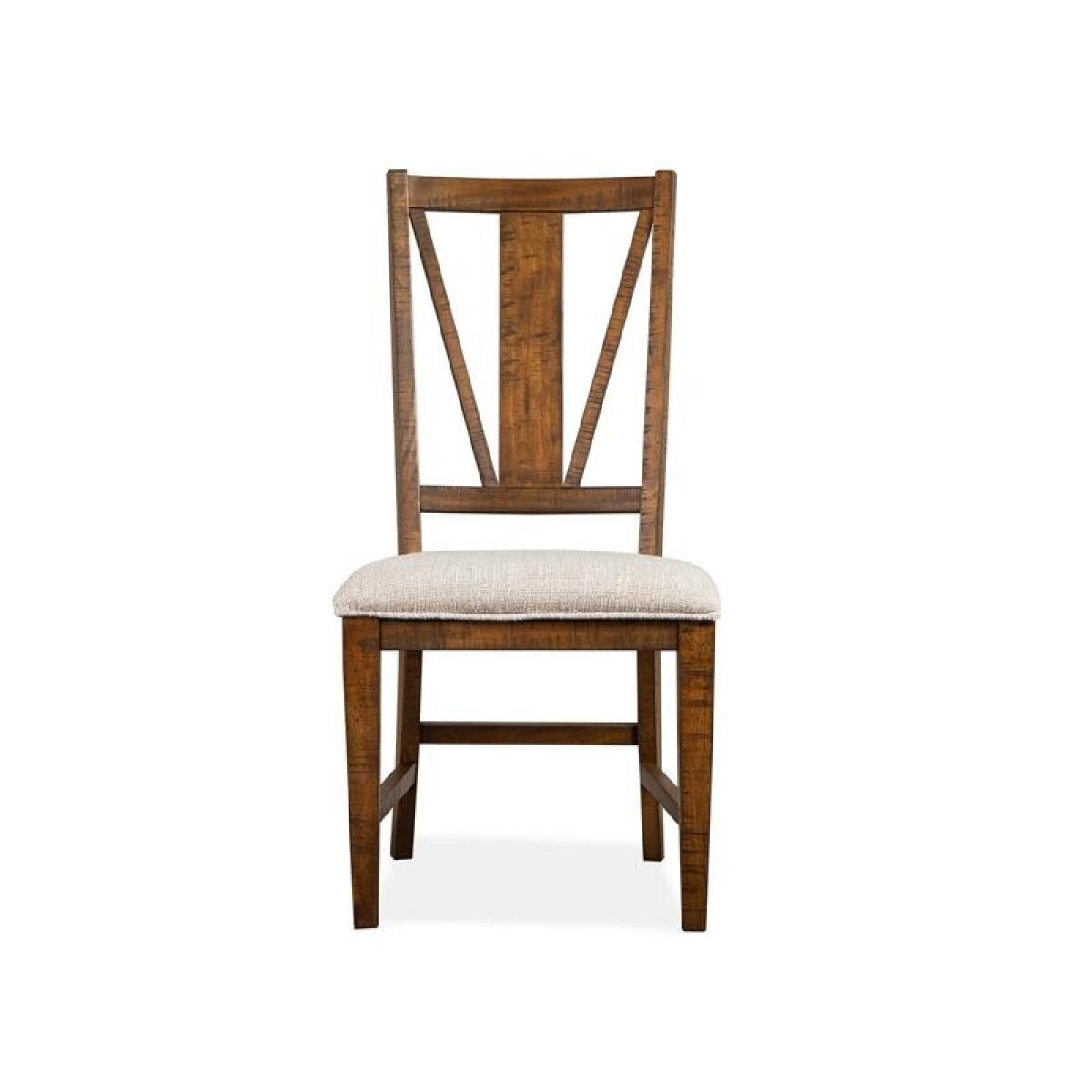 Bay Creek Dining Side Chair w/Upholstered Seat (2/ctn) Chairs & Benches Brown 5