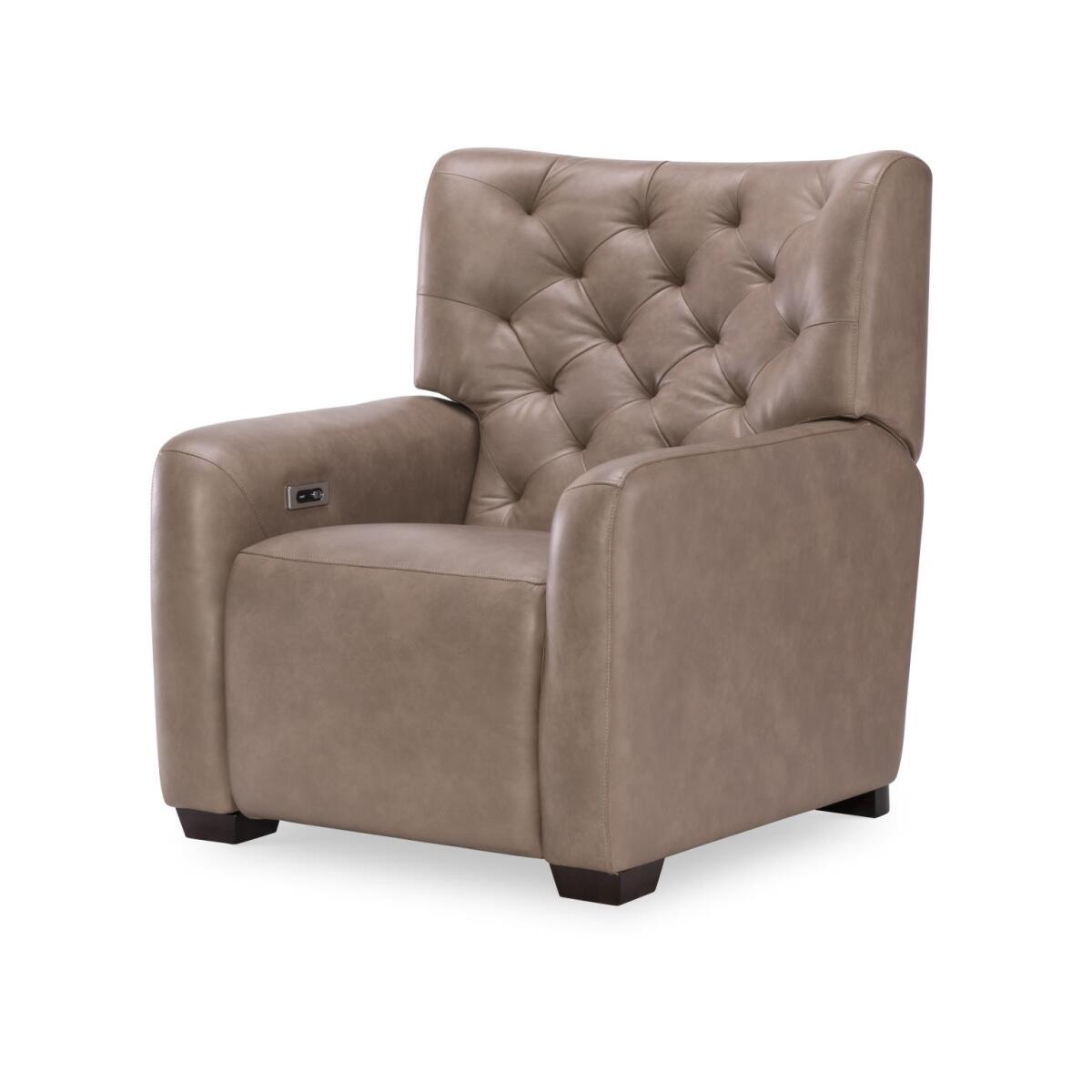 P1 Tufted Recliner Recliners Brown 4