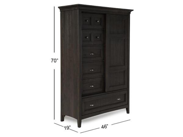 Westley Falls Door Chest Chests Black 12