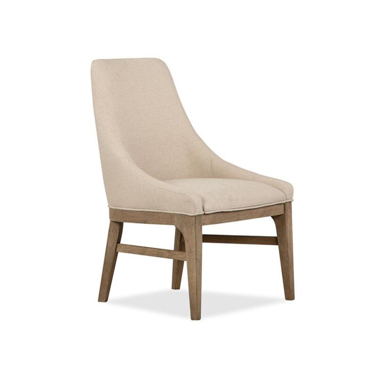 Tristan - LT. Brown Dining Arm Chair w/Upholstered Seat & Back (2/ctn) - Image 3