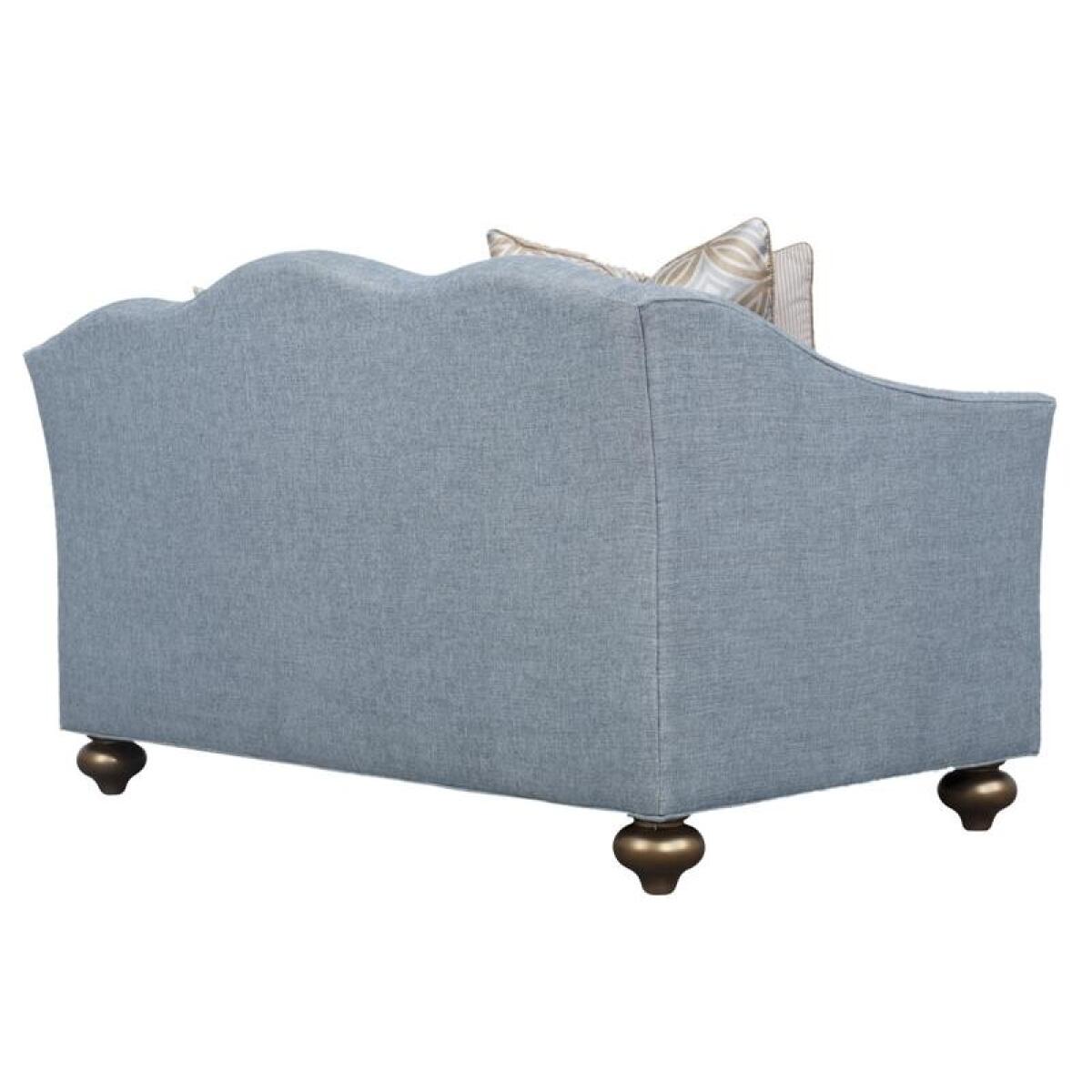 Janie Aqua Loveseat Loveseats Blue 6