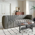 Aversa Loveseat Loveseats Charcoal Gray 2