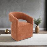 Tresa Arm Chair with Casters - Image 3