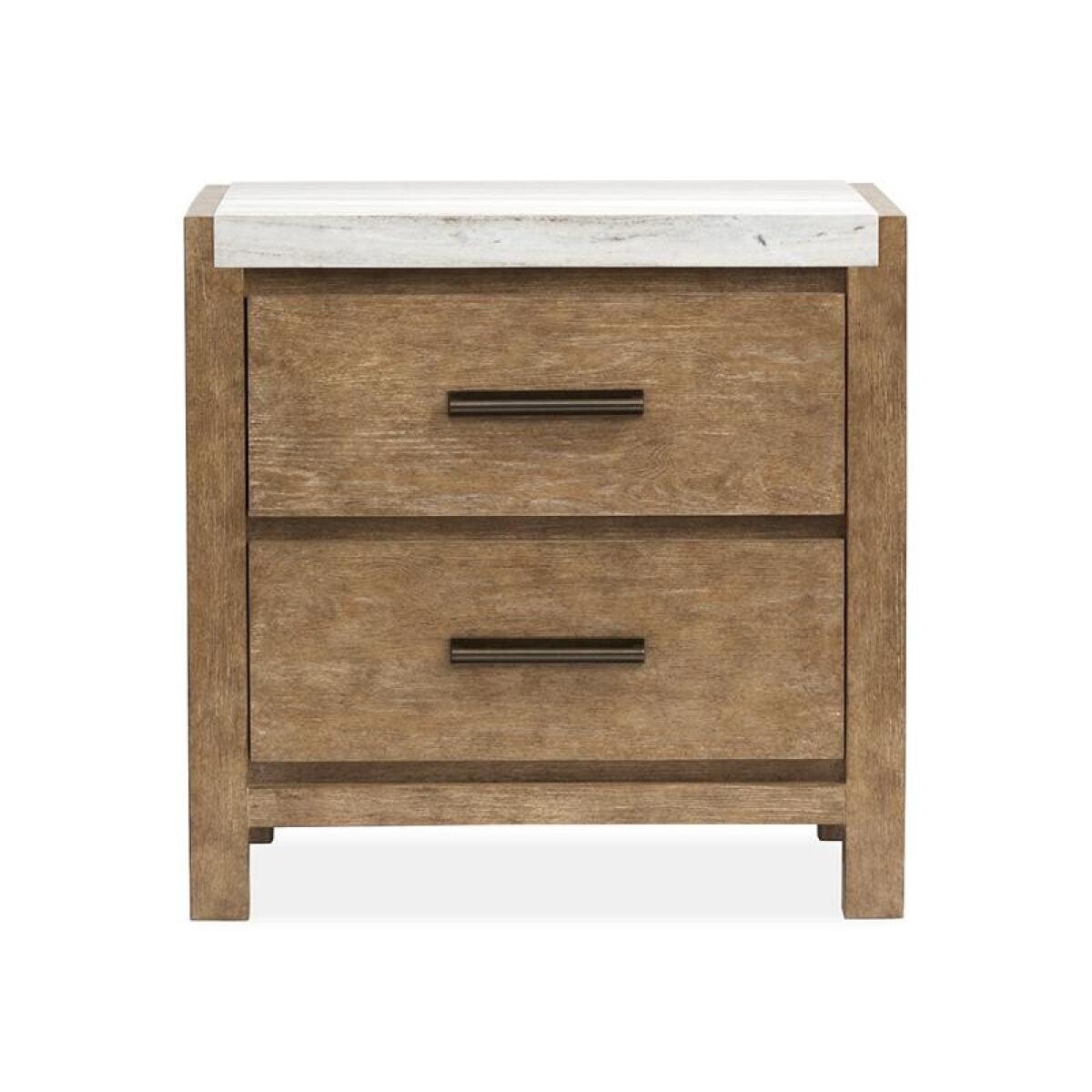 Plum Creek – LT. Brown Drawer Nightstand Nightstands Brown 4