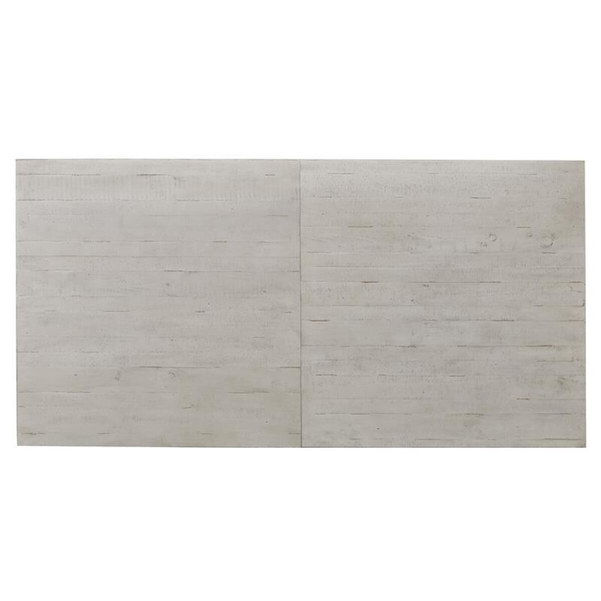 Bronwyn Rectangular Dining Table Dining Tables Alabaster, Toasted Nutmeg, Antique Brass w/Pewter Overlay, Baja Natural Fabric 6