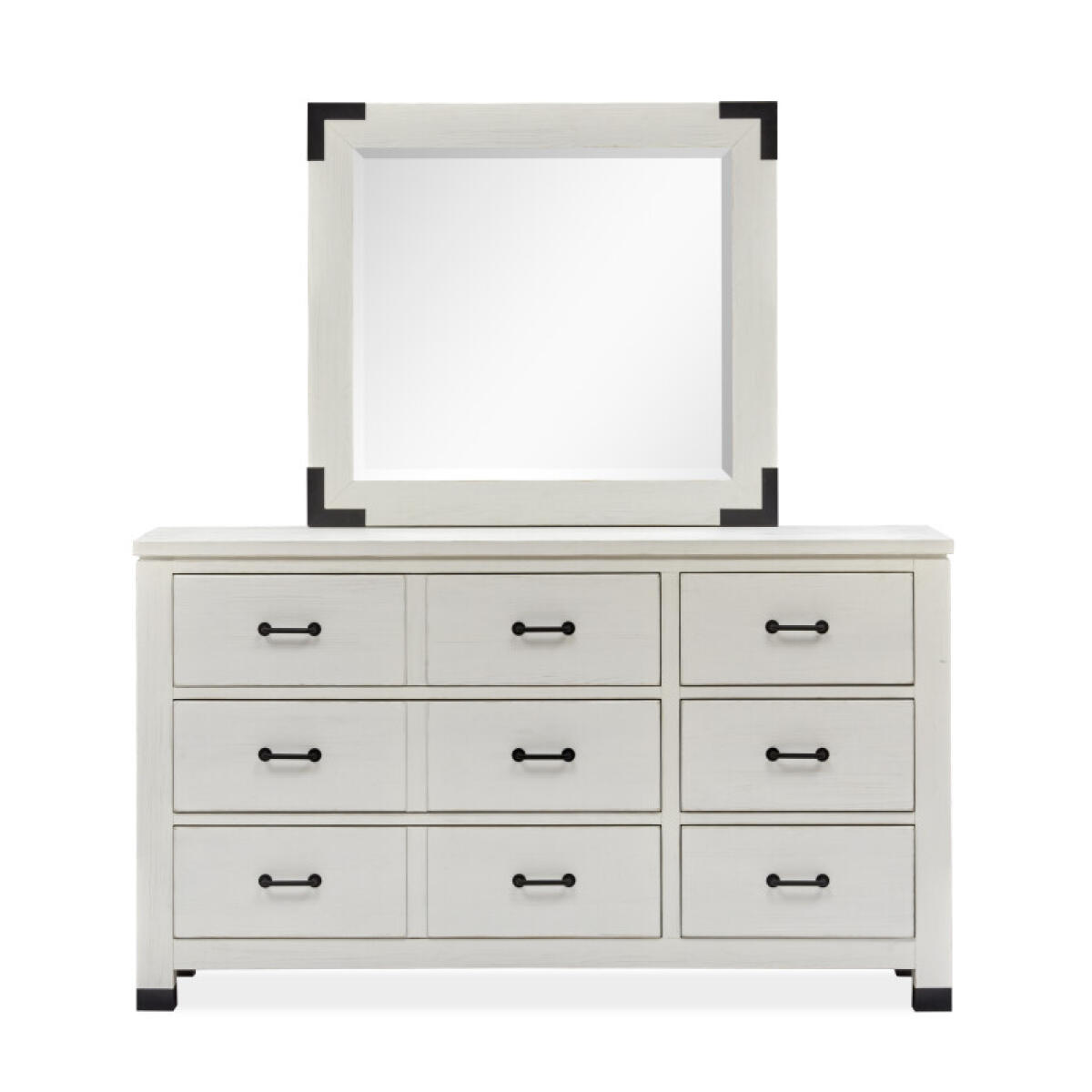 Drawer Dresser with Landscape Mirror Dressers Dressers 6