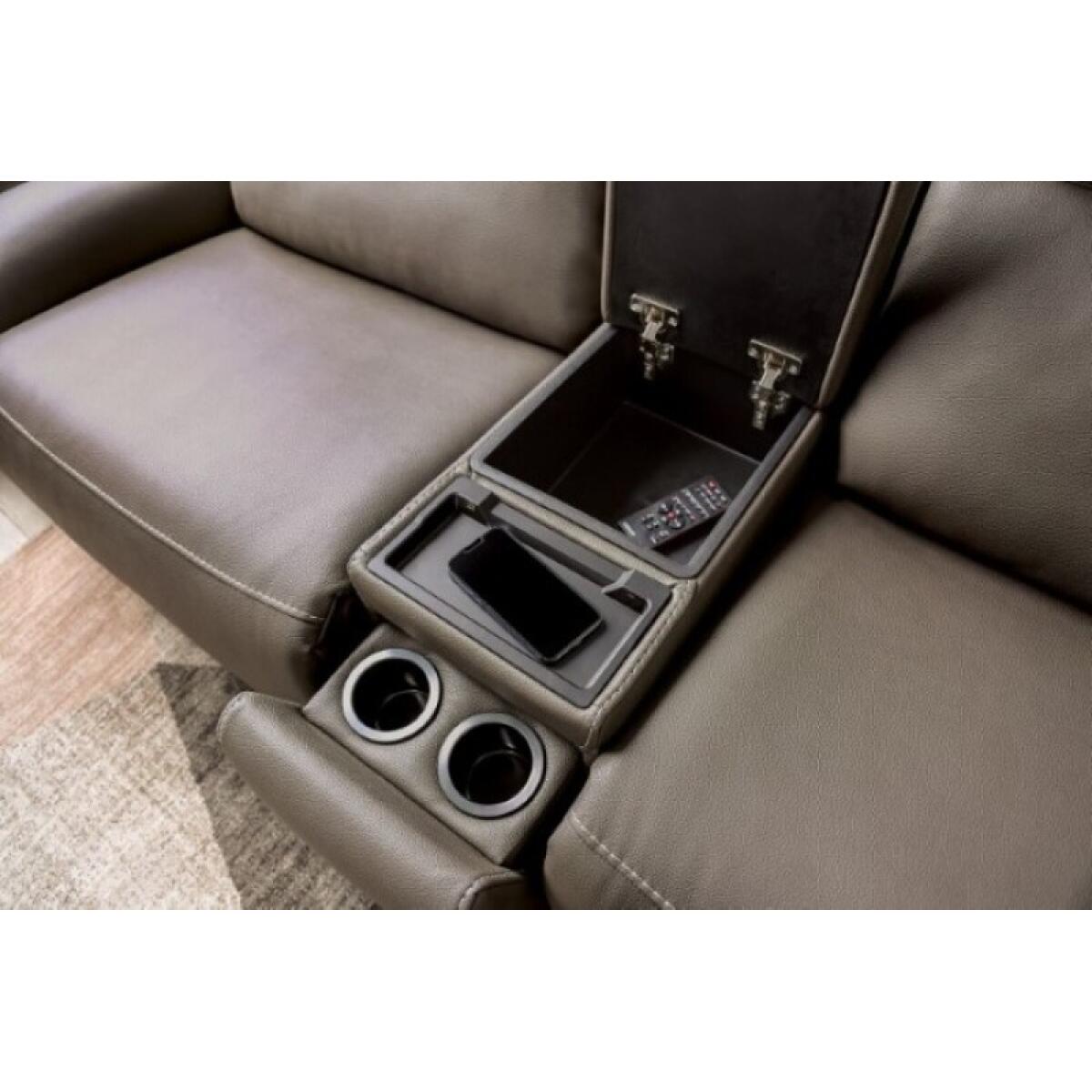 Edmondus Power Sectional Sectionals Brown 8