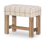 Upholstered Stool Barstools Barnwood Oak 9
