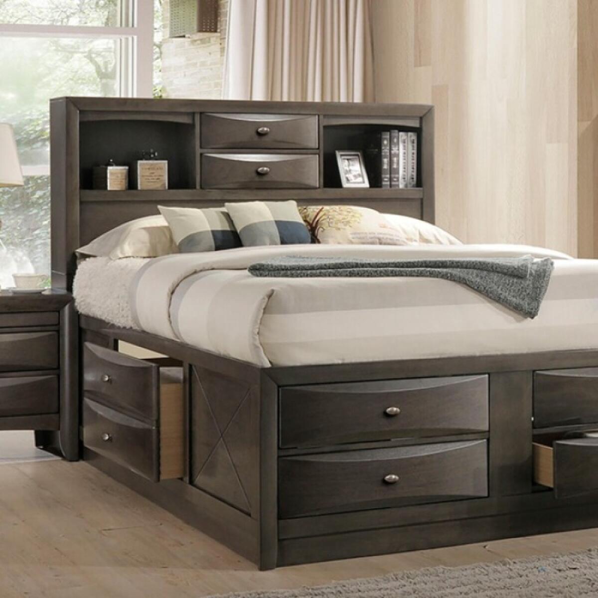21de721d772657ebcb81ce3b313abdeb Zosimo 4 Pc Queen Bedroom Set - Image 1