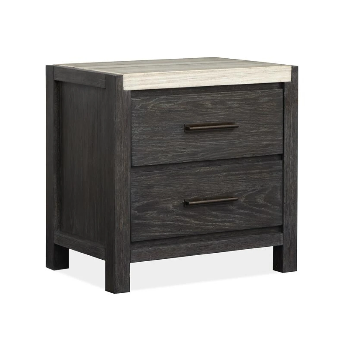 Plum Creek - Black Drawer Nightstand - Image 5