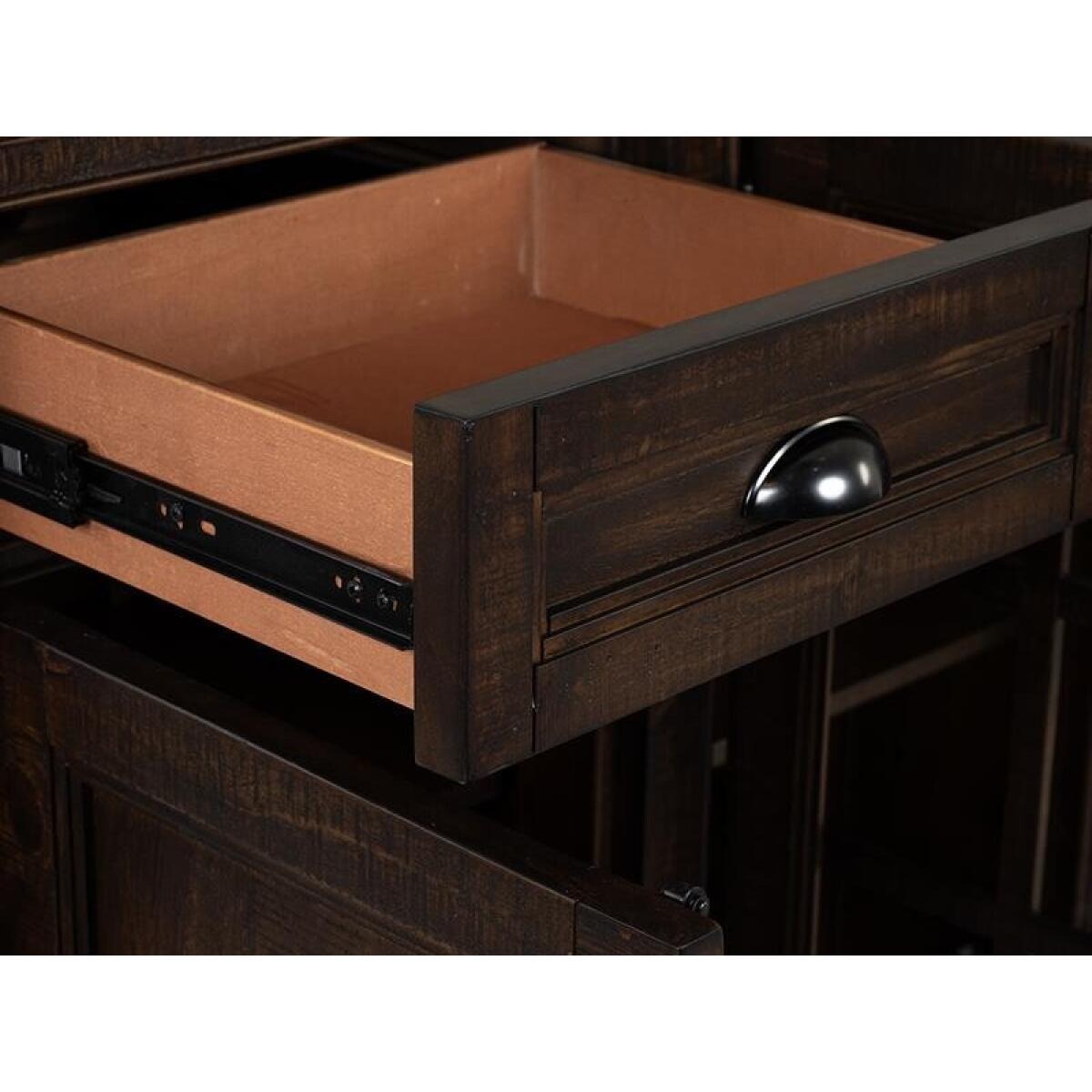 Bay Creek Console 70″ Entertainment Stands Brown 15