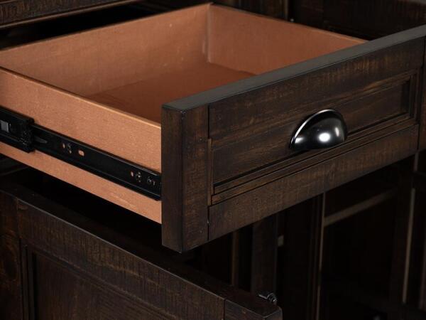 Bay Creek Console 70″ Entertainment Stands Brown 32