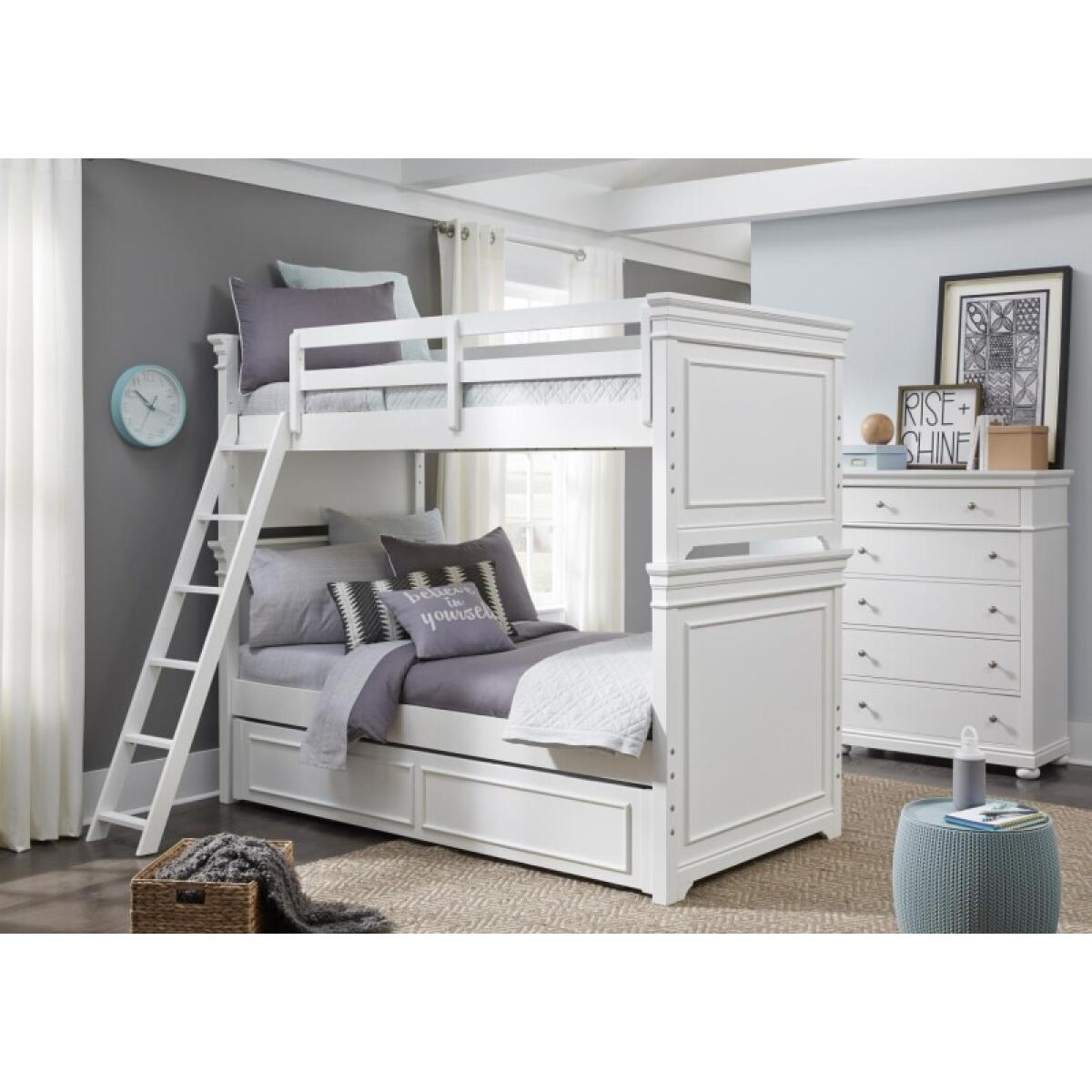 3815 Canterbury 2.0 LK Drawer Chest White Finish - Image 4