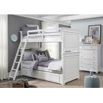 3815 Canterbury 2.0 LK Drawer Chest White Finish - Image 4