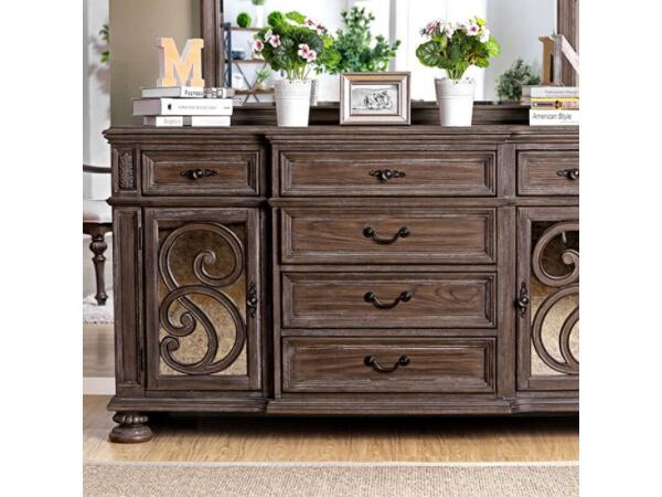 Arcadia Server Dining Storage Brown