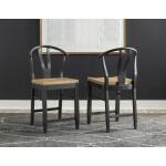 Wishbone Back Counter Height Chair Black Chairs & Benches Black 16