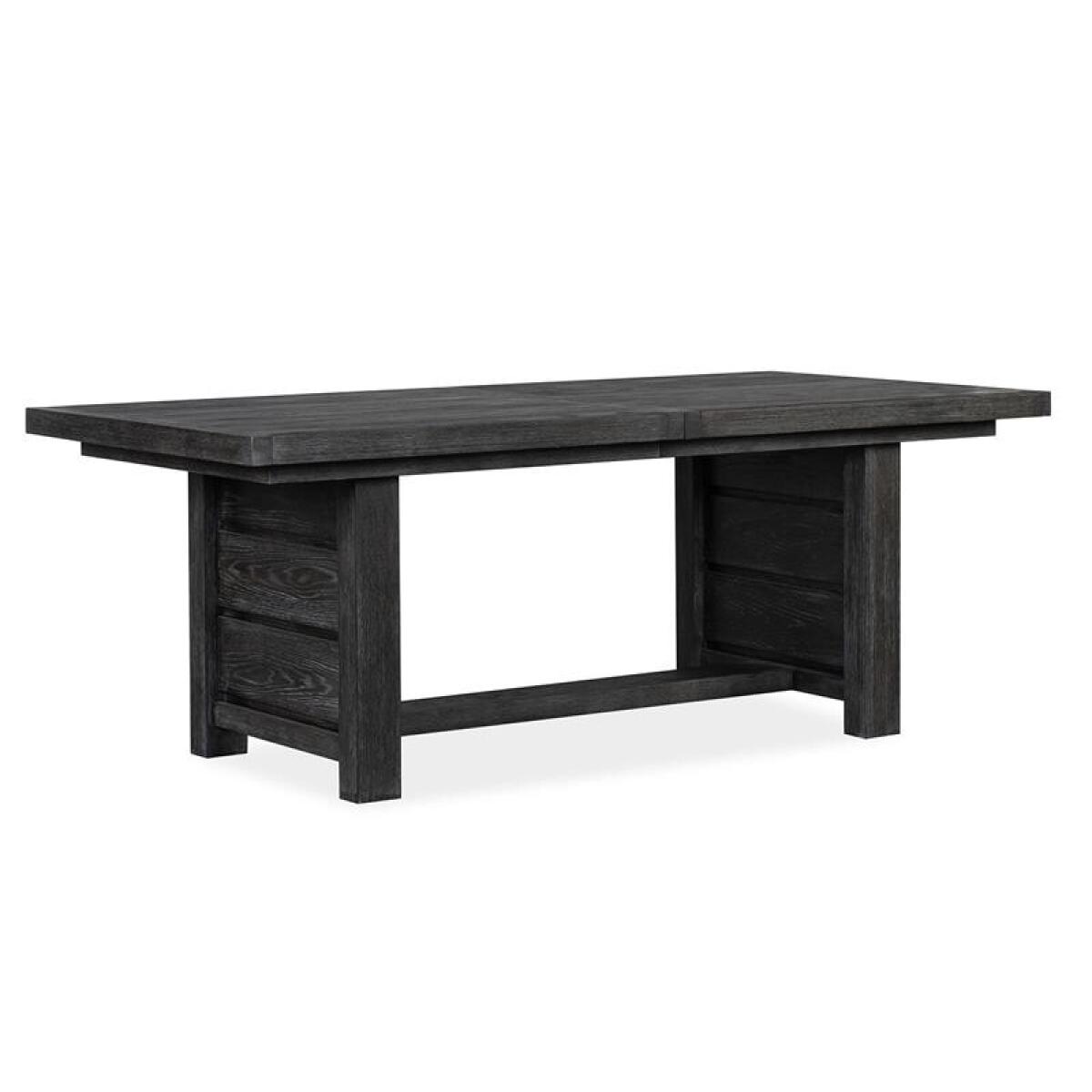 Plum Creek - Black Trestle Dining Table - Image 2